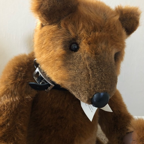 NWT VINTAGE GUND “ROCKAFELLA” LARGE BEAR- LIMITED EDITION -278/600. - Picture 2 of 14